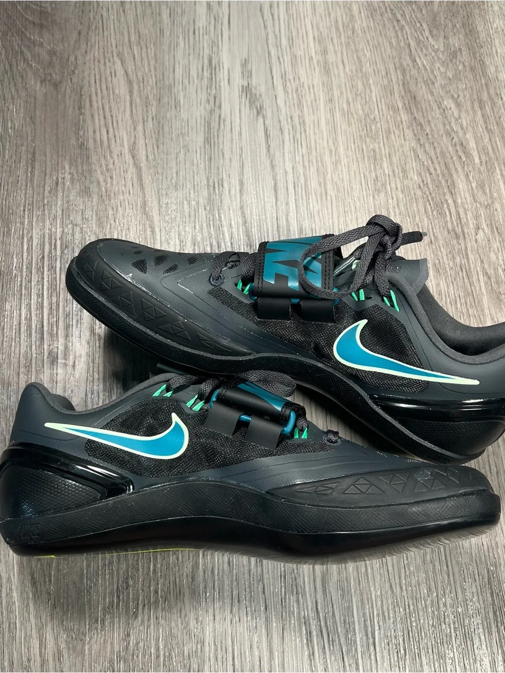 Nike Zoom Rotational 6 Black Track Throwing Shoes Mens 6 Womens 7.5 FZ9606-001
